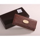 Mulberry Continental Ostrich Leather Wallet 8541-342 Chocolate