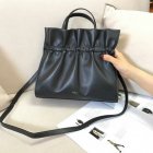 2018 Mulberry Lynton Bag in Charcoal Grey Leather