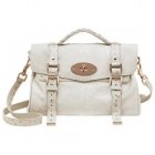 Mulberry Alexa Bag Ostrich Leather White