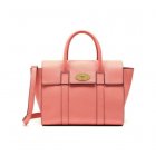 2017 Cheap Mulberry Small New Bayswater Macaroon Pink Small Classic Grain