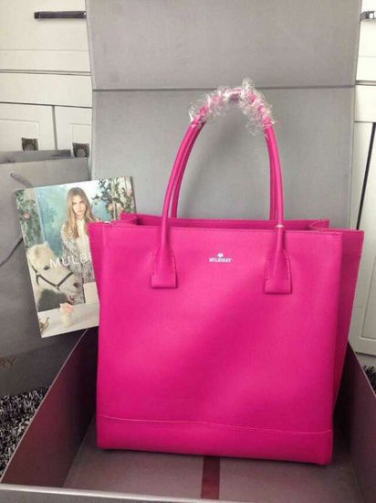 2015 Hottest Mulberry Arundel Tote Bag in Mulberry Pink Calf Nappa Leather - Click Image to Close