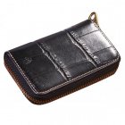 Mulberry Zip Around Printed Leathers Coin Purses Black