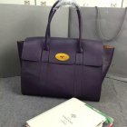 2016 Latest Mulberry New Bayswater Bag in Indigo Natural Grain Leather