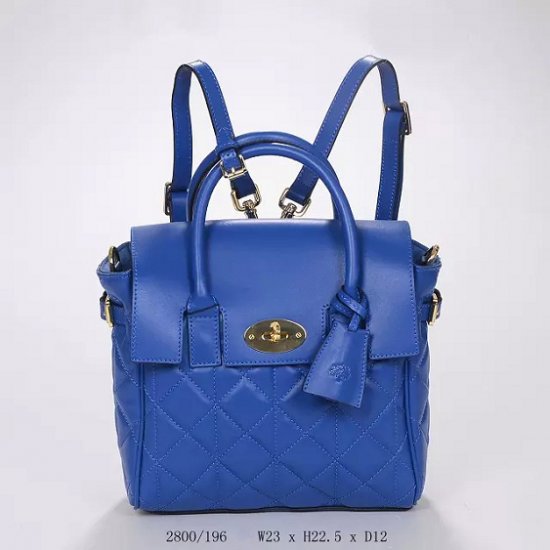 2014 A/W Mulberry Mini Cara Delevingne Bag Indigo Quilted Nappa - Click Image to Close