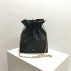 2018 Mulberry Lynton Mini Bucket Bag in Charcoal Grey Leather