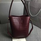 2016 Latest Mulberry Small Kite Tote in Oxblood Croc Leather