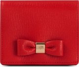 Mulberry Bow Glossy Goat Leather Purse