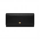 Mulberry Tree Continental Wallet Black Glossy Goat