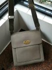 2018 Mulberry New Antony Messenger Bag Clay Small Classic Grain Leather