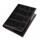Mulberry 5 Slots Printed Leathers Passport Cover Black