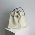 2017 Cheap Mulberry Small Tyndale Bucket Bag White Small Classic Grain