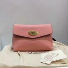 2018 Mulberry Darley Cosmetic Pouch in Pink Small Classic Grain