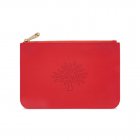 2015 S/S Mulberry Small Blossom Zip Pouch in Hibiscus Calf Nappa Leather