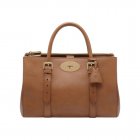 Mulberry Bayswater Double Zip Tote Oak Natural Leather