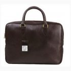 Mulberry Tony Briefcases Natural Leather Chocolate
