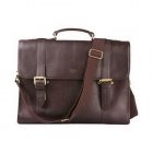 Mulberry Walter Briefcase Natural Leather Chocolate