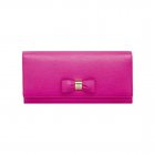 Mulberry Bow Continental Wallet Mulberry Pink Glossy Goat