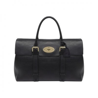 Mulberry Oversized Bayswater Black Natural Leather [HH1843-342A100]