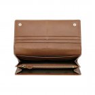 Mulberry Continental Wallet Oak Natural Leather With Brass