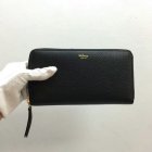 2017 Mulberry Zip Around Wallet in Black Small Classic Grain