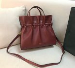 2018 Mulberry Lynton Bag in Ruby Leather
