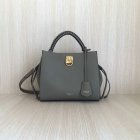 2020 Mulberry Small Iris Bag in Grey Grain Leather