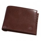 Mulberry Men Natural Leathers 8 Card Coin Wallet Chocolate