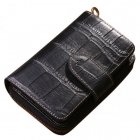 Mulberry Zip Printed Leathers Coin Purses Black