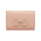 Mulberry Bow French Purse Ballet Pink Shiny Goat