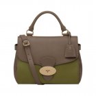 Mulberry Primrose Pickle Green With Taupe Soft Tan & Suede
