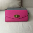 2016 Latest Mulberry Postman's Lock Long Wallet Hot Pink Grain Leather
