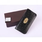 Mulberry Ostrich Grain Wallet 8854-389 Black