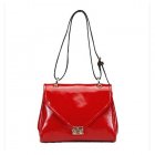 Mulberry Polly Push Lock Shoulder Bags Red