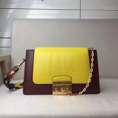 2017 Cheap Mulberry Pembroke Satchel in Sunflower,Oxblood & Midnight Blue Leather [SS201781]