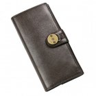 Mulberry Men Long Natural Leathers Wallet Chocolate