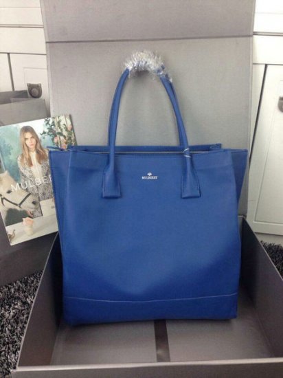 2015 Hottest Mulberry Arundel Tote Bag in Sea Blue Calf Nappa Leather - Click Image to Close