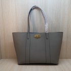 2023 Mulberry Bayswater Tote Charcoal Small Classic Grain