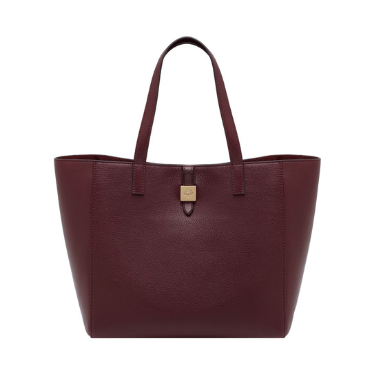 New Mulberry Handbags 2014-Tessie Tote in Oxblood Soft Leather - Click Image to Close