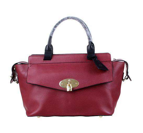 2014 Mulberry Blenheim Tote Bag in Oxblood Soft Grain Leather - Click Image to Close