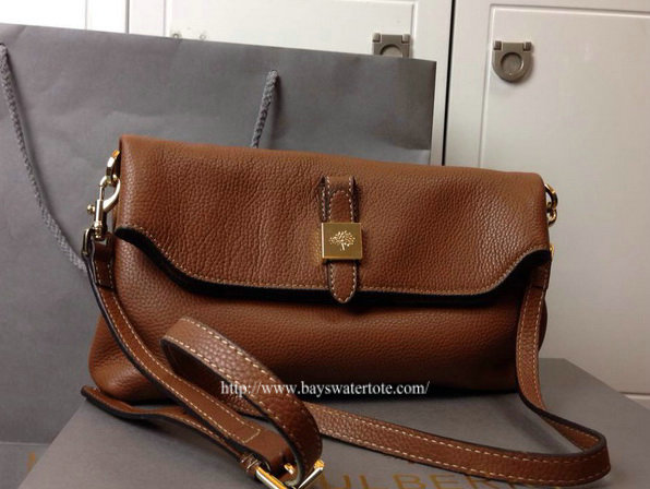 2014 F/W Mulberry Tessie Shoulder Bag in Oak Soft Grain Leather - Click Image to Close