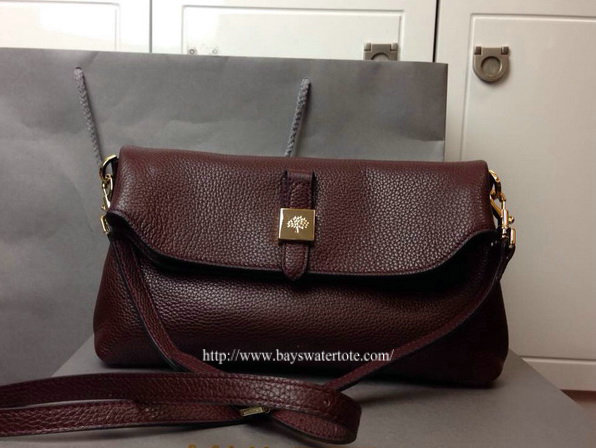 2014 F/W Mulberry Tessie Shoulder Bag in Oxblood Soft Grain Leather - Click Image to Close