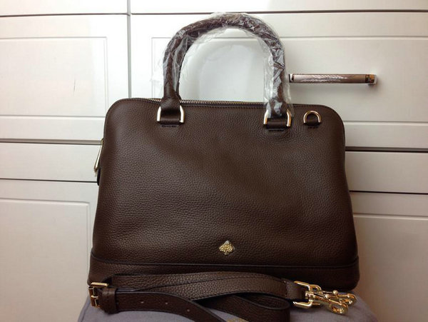 Mulberry Medium Pembridge Double Handle Bag in Brown - Click Image to Close