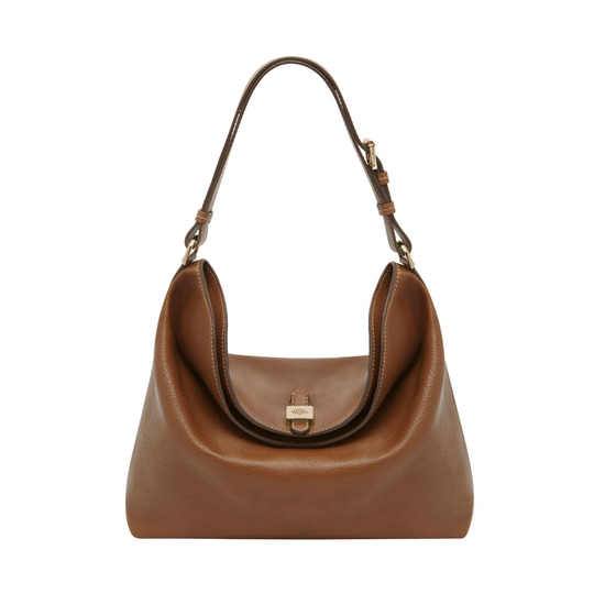 New Mulberry Handbags 2014-Tessie Hobo Oak Soft Small Grain - Click Image to Close