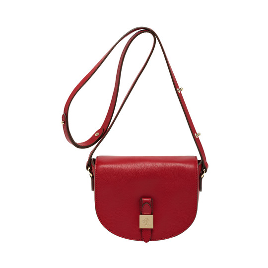 New Mulberry Bags 2014-Tessie Small Satchel in Poppy Red - Click Image to Close