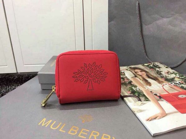 2015 S/S Mulberry Blossom Zip Around Purse 312332 in Hibiscus - Click Image to Close