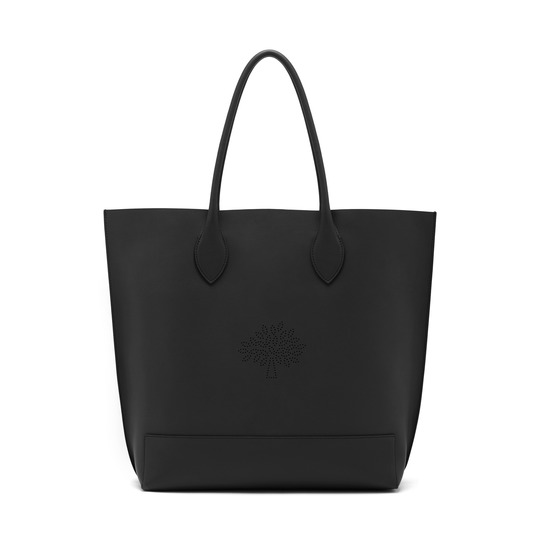 2015 S/S Mulberry Blossom Tote Bag in Black Calf Nappa Leather - Click Image to Close