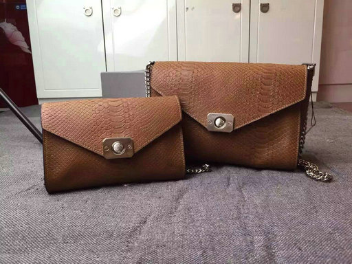 2015 Latest Mulberry Delphie Bag Oak Snake Leather - Click Image to Close