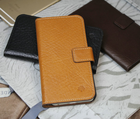 2015 Latest Mulberry iPhone 6/iPhone 5S Case in Oak Leather - Click Image to Close