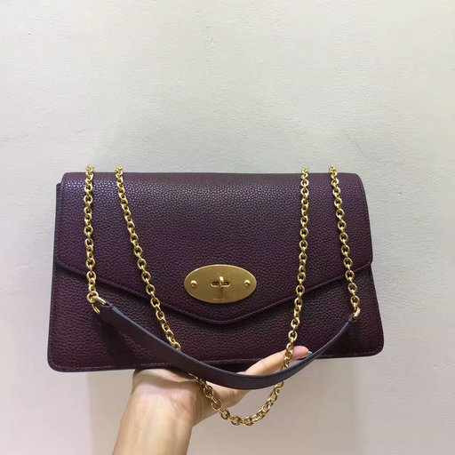 2017 Cheap Mulberry Large Darley Bag in Oxblood Grain Leather - Click Image to Close