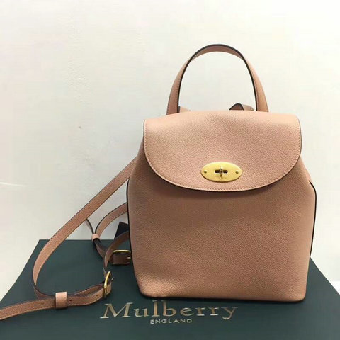 2017 A/W Mulberry Mini Bayswater Backpack in Rosewater Grain Leather - Click Image to Close